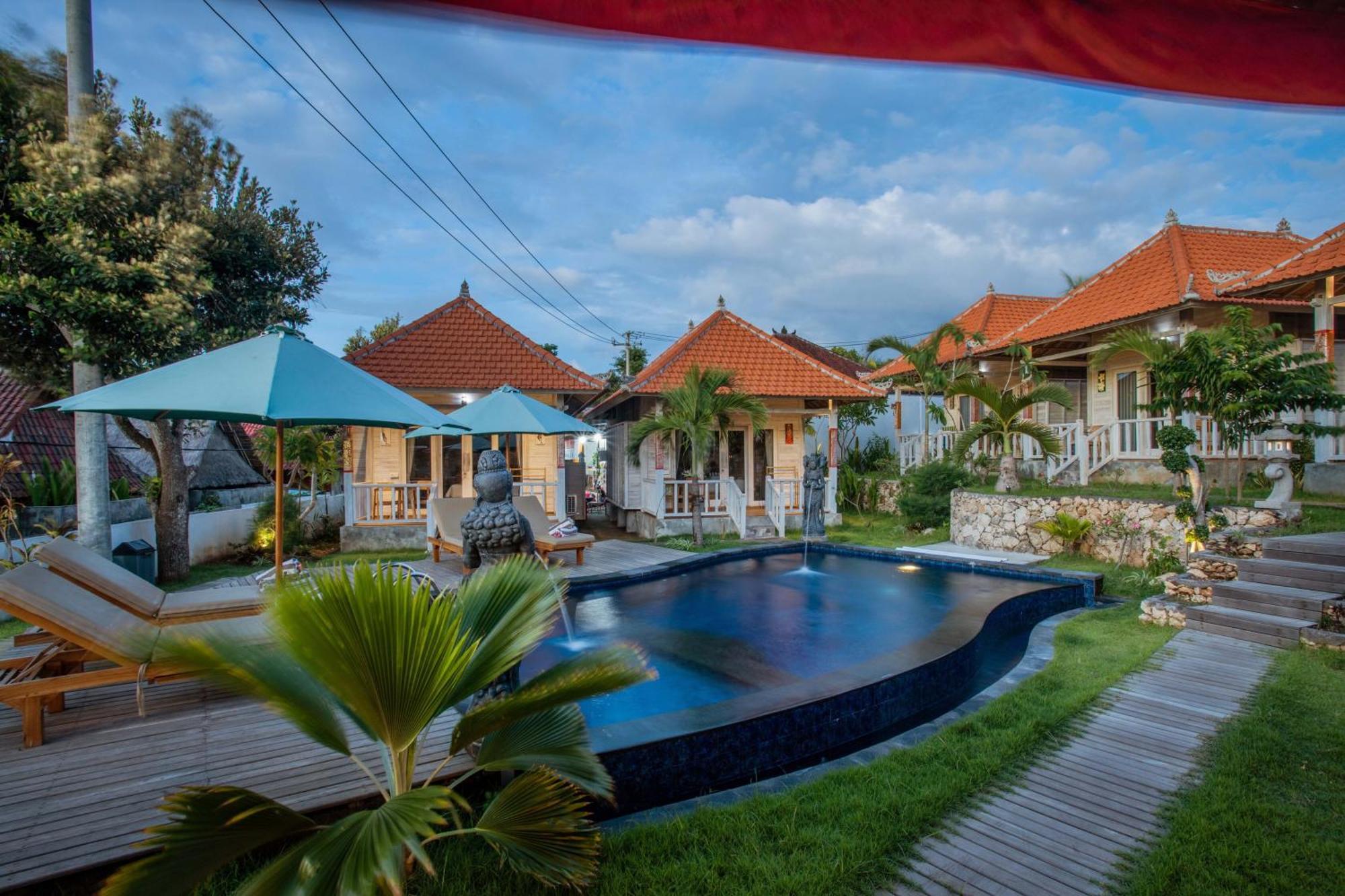 Blue Sky Villa Ceningan Lembongan Exterior foto